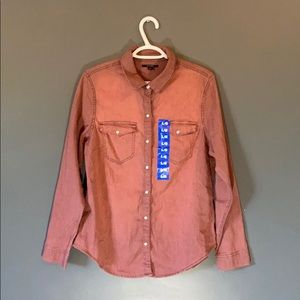 Women’s Tahari Red Denim Jacket